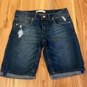 Girls Levi Jean Shorts